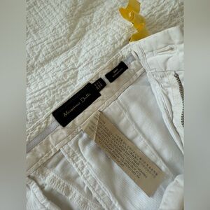 Mens massimo dutti white pants